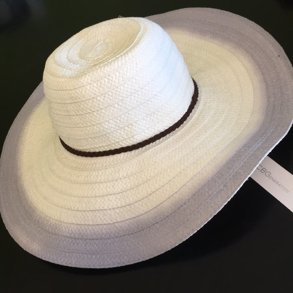 BCBGeneration ombré straw hat